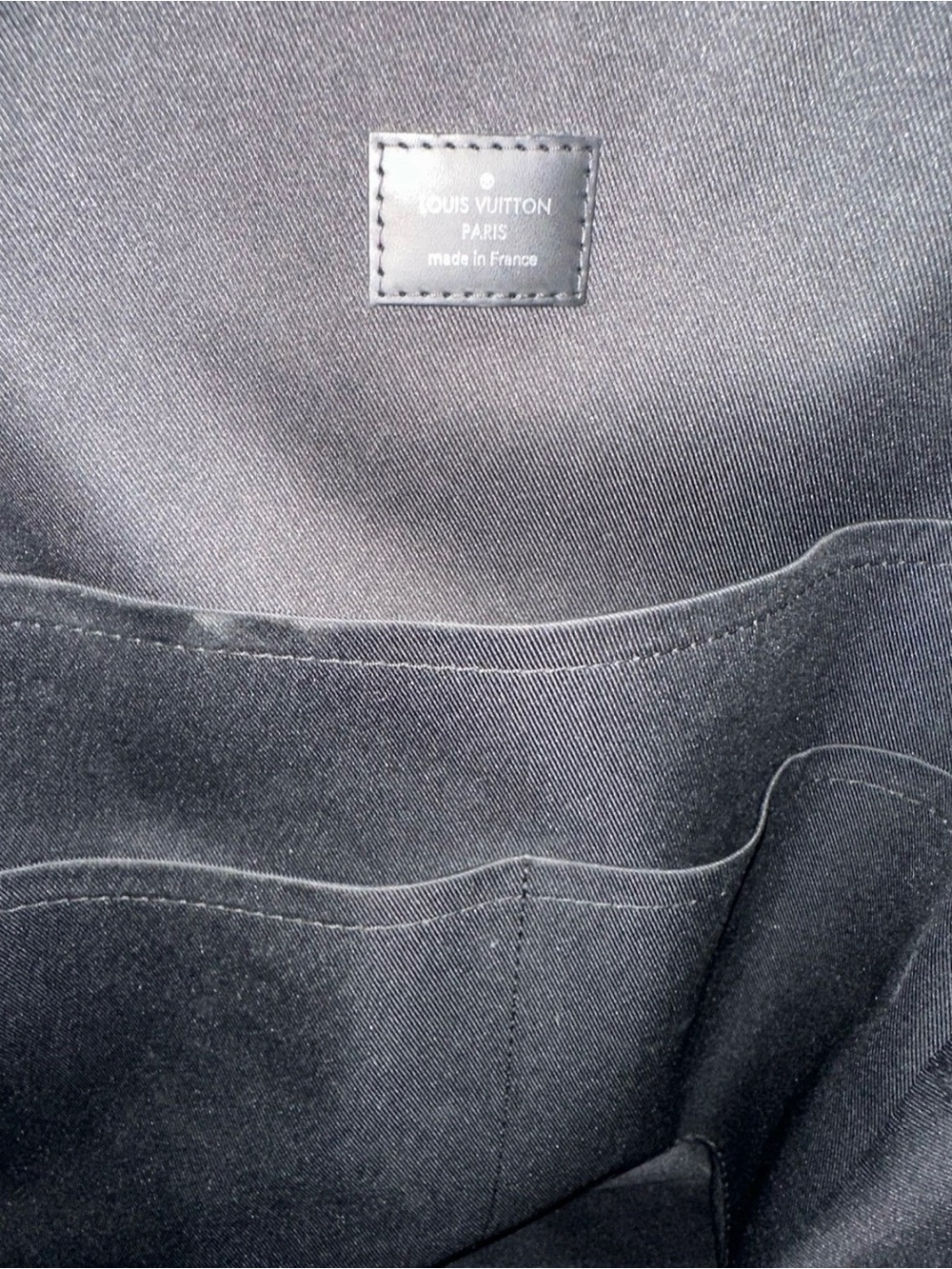 Louis Vuitton Black and Gray Damier Graphite Backpack - Picture 5 of 12